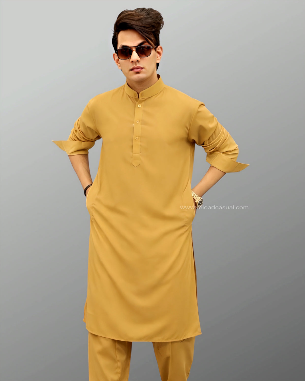 Lachka Straight Cut Kurta Pyjama Combo