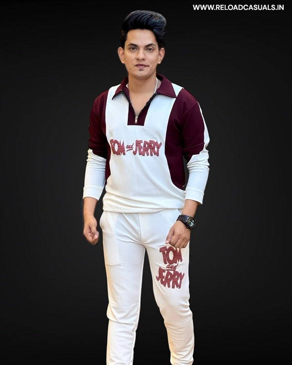 Tom & Jerry Zip Full Track Suit - Combo