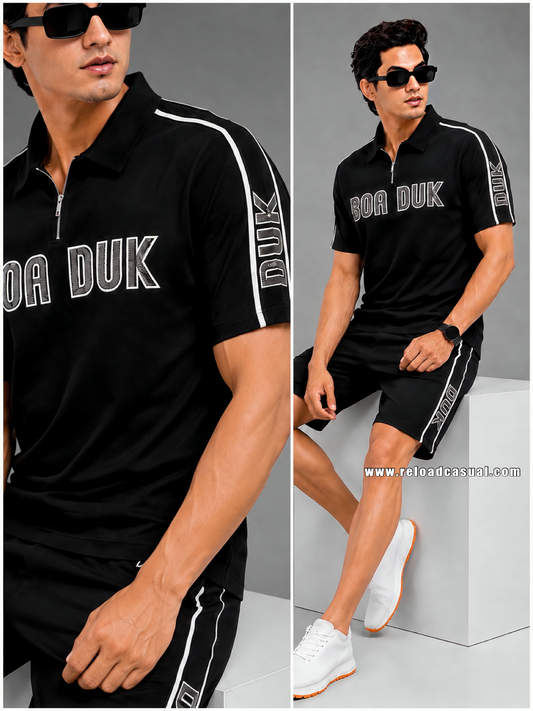 Men’s Quarter Zip Short Co-Ord Set