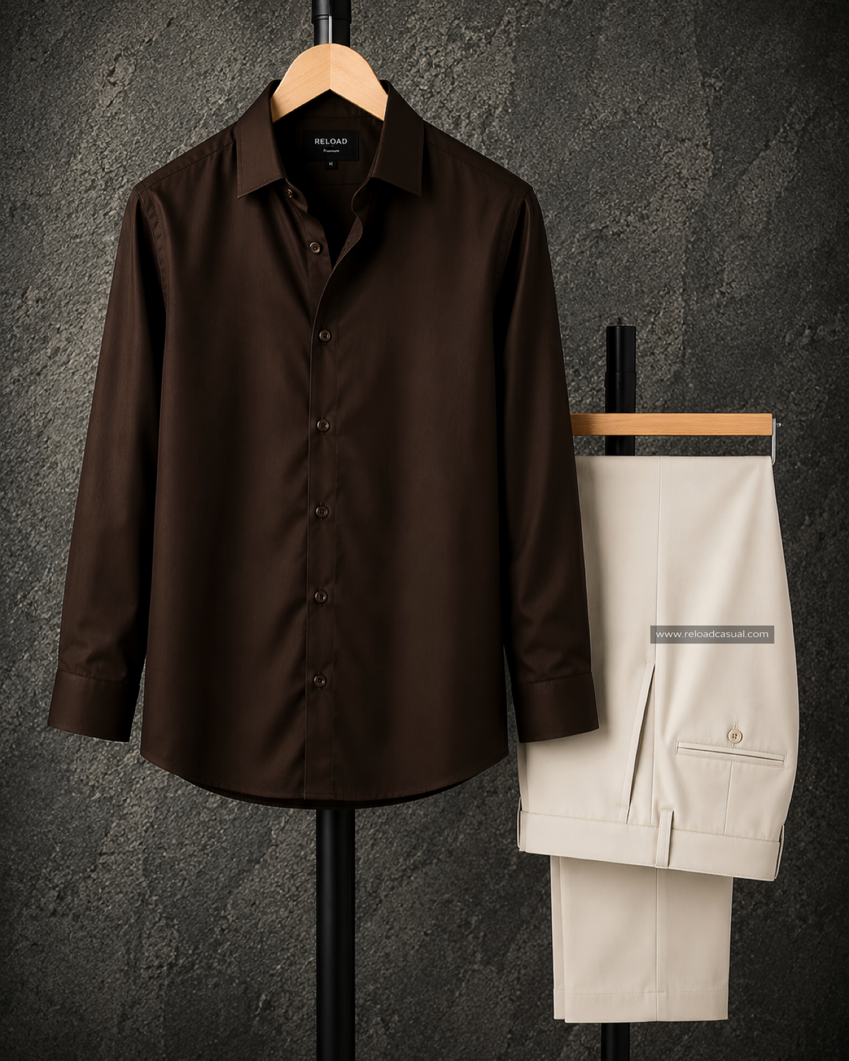 Premium Satin Shirt & Adjustable Pant Combo