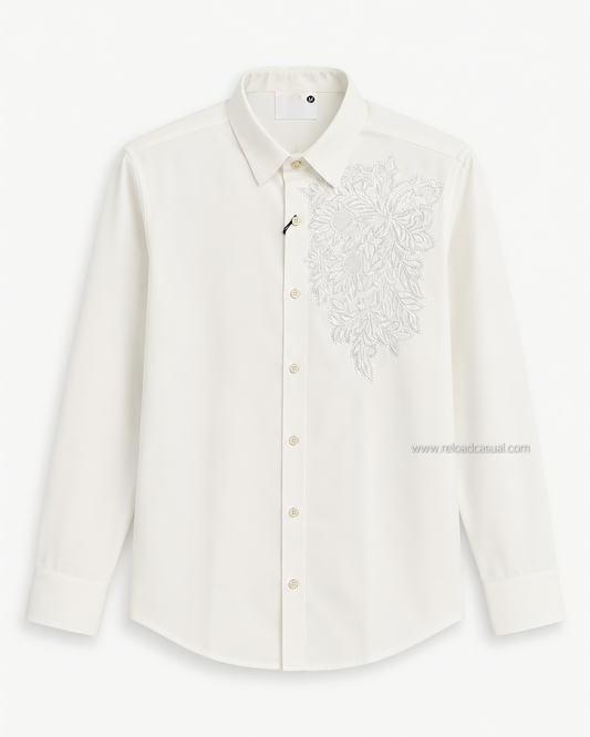 Flower Embroidery Edition Shirt