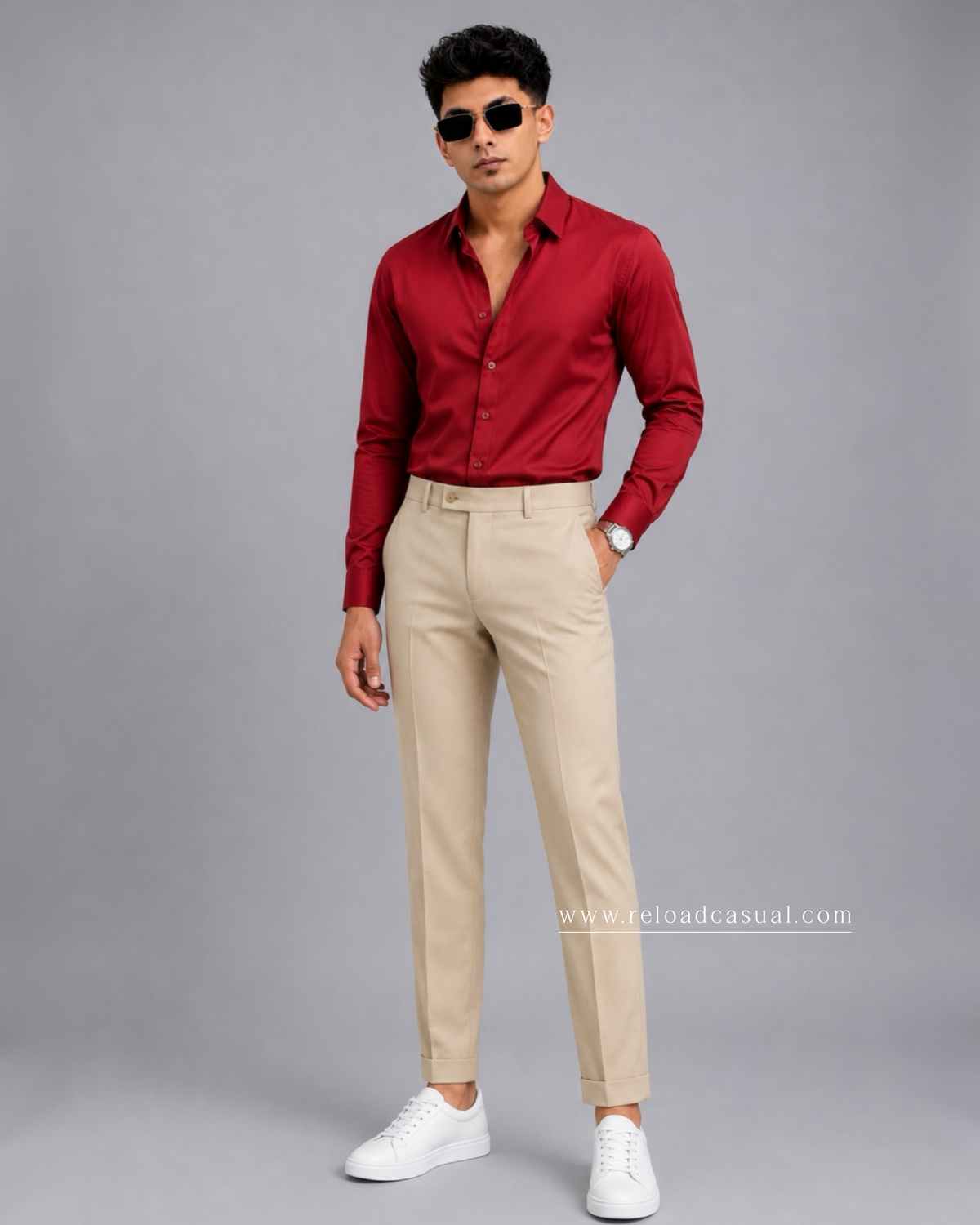 Premium Satin Shirt & Adjustable Pant Combo
