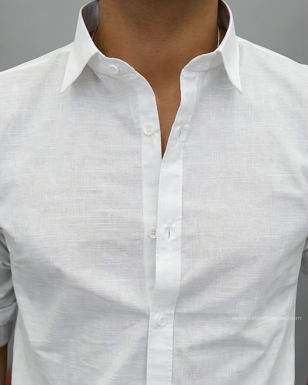 Plain Regular-Fit Linen Shirt