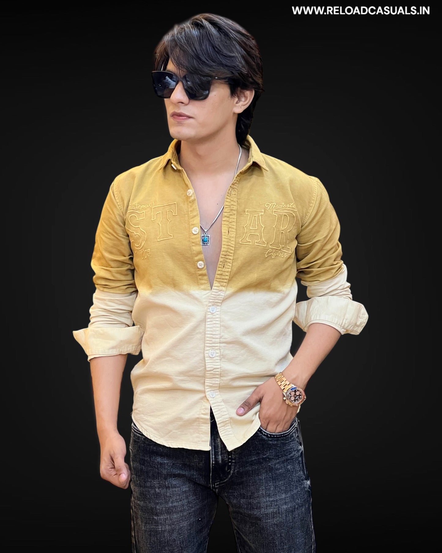 Men’s Gradient Ombre Shirt