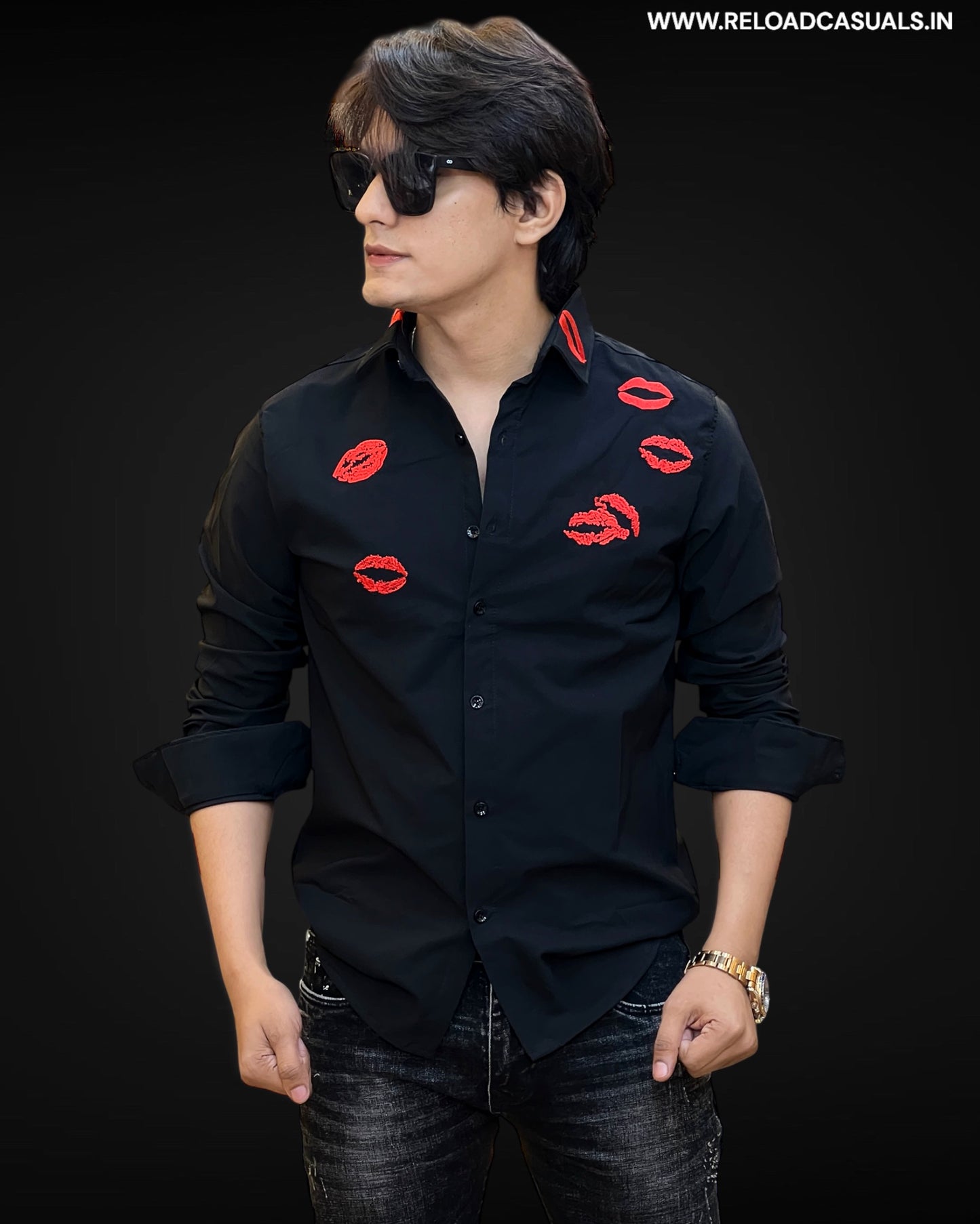 Lips & Luxe kissing Shirt