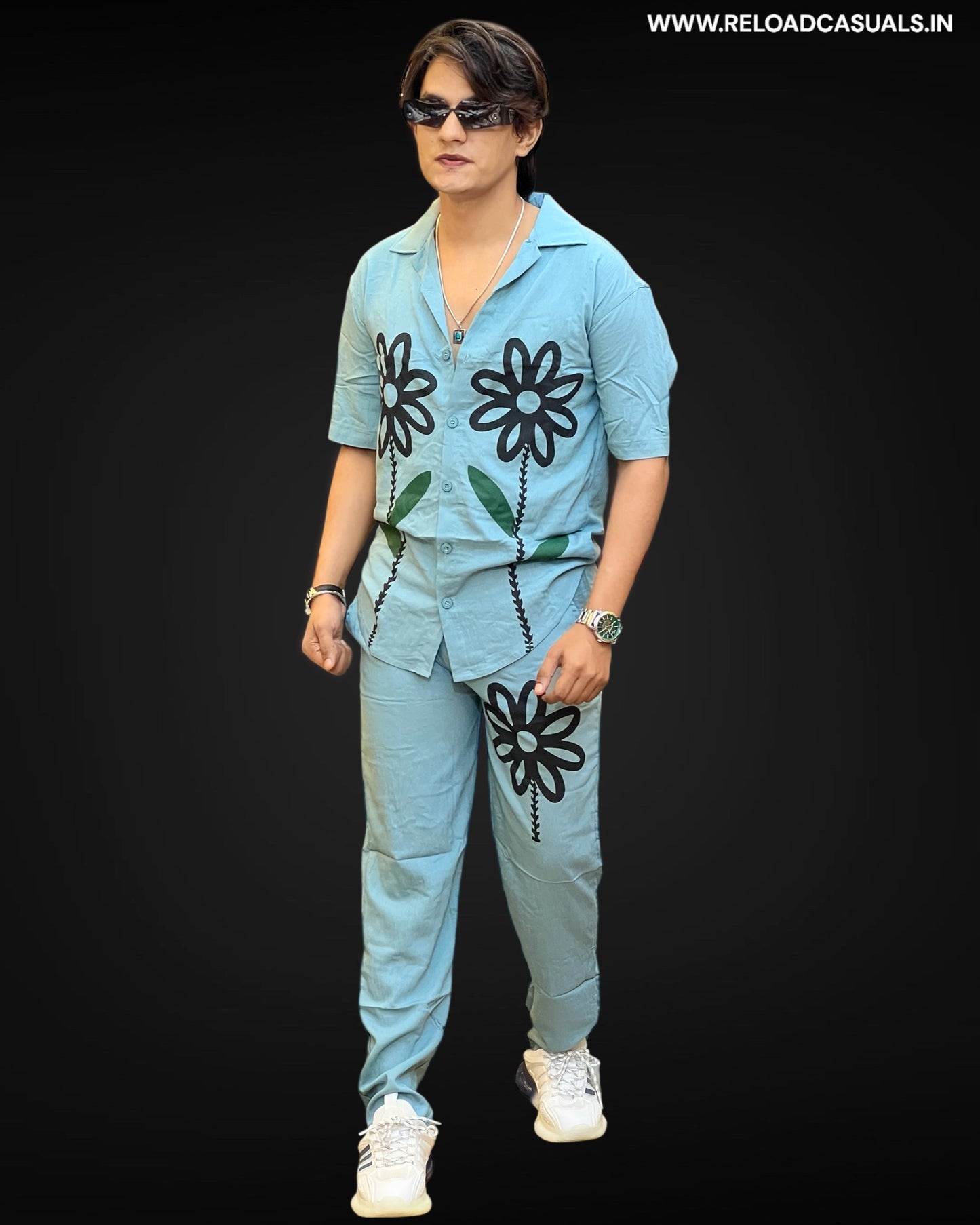 Trendy Floral Tracksuit
