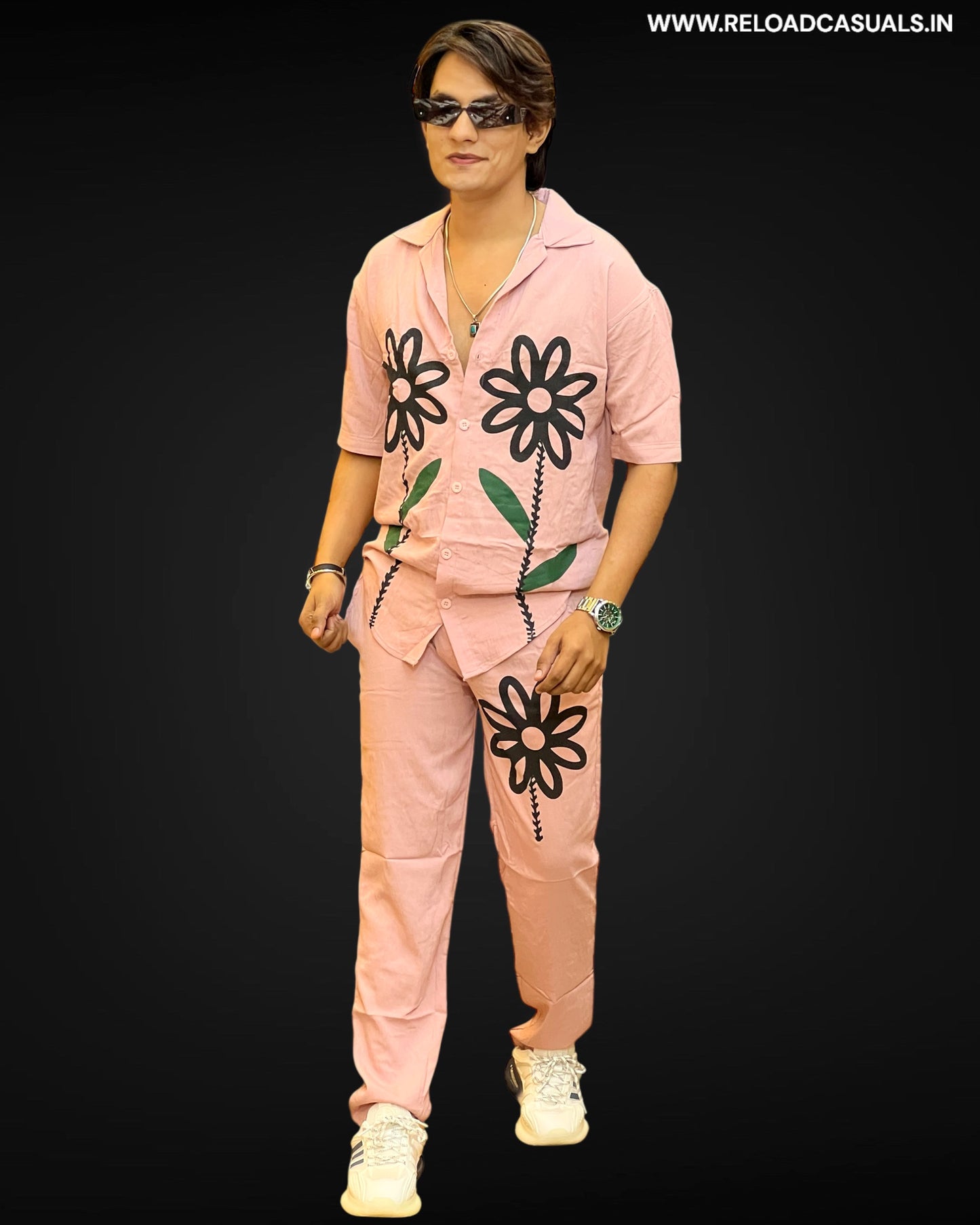 Trendy Floral Tracksuit