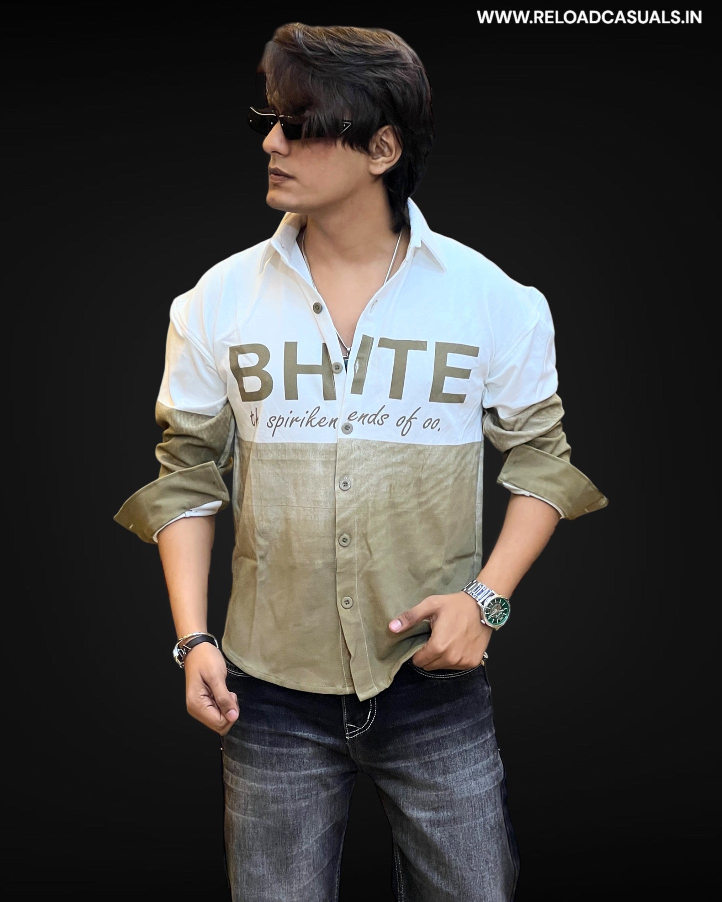 Men's BHITE Casual Shirt