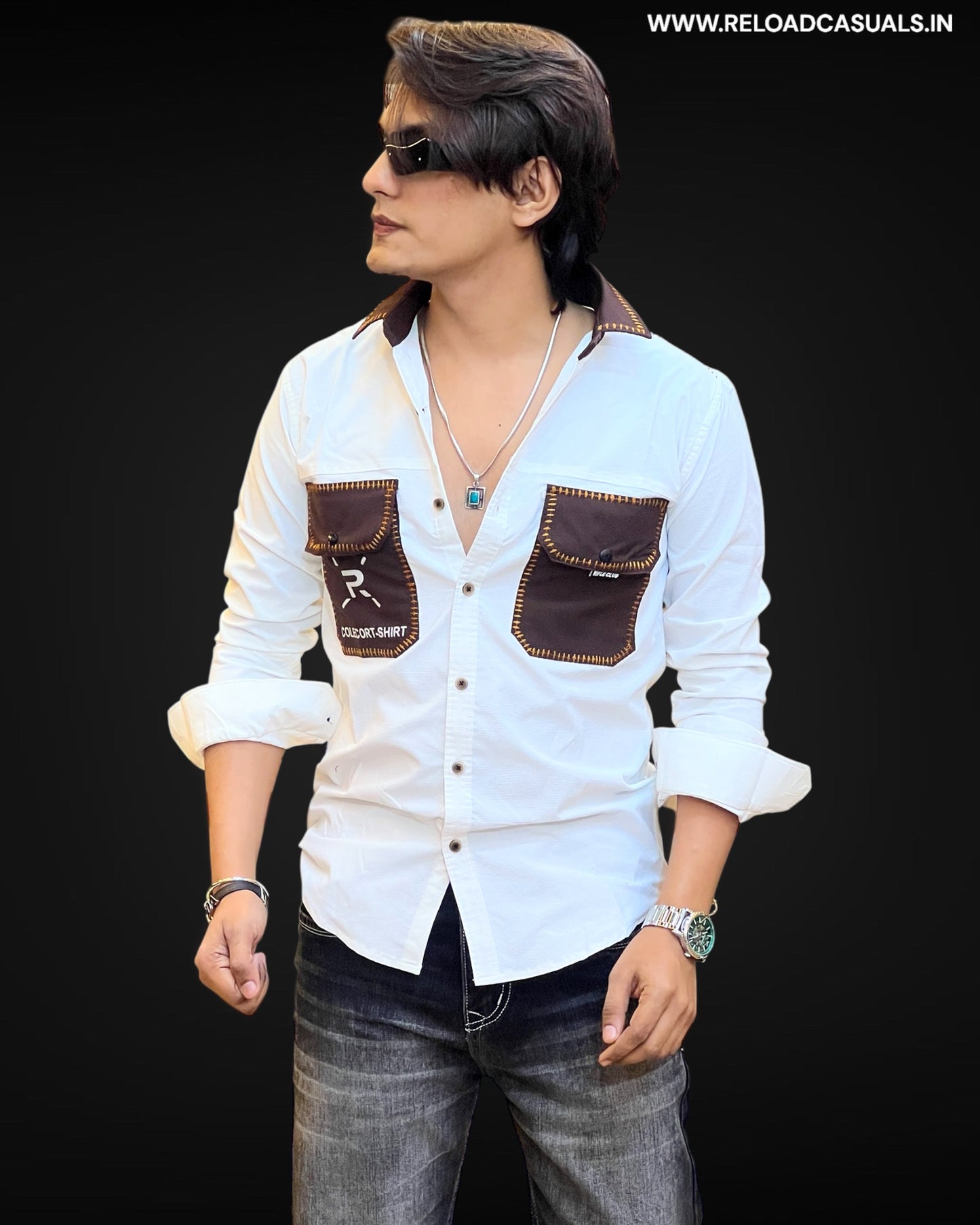 Contrast Pocket Shirt