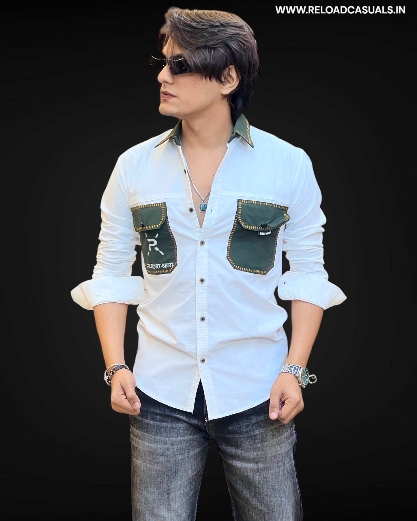 Contrast Pocket Shirt