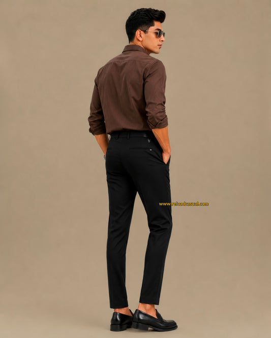 Men's Oxford Breathable Shirt + Hidden Zip Pocket Pant Combo