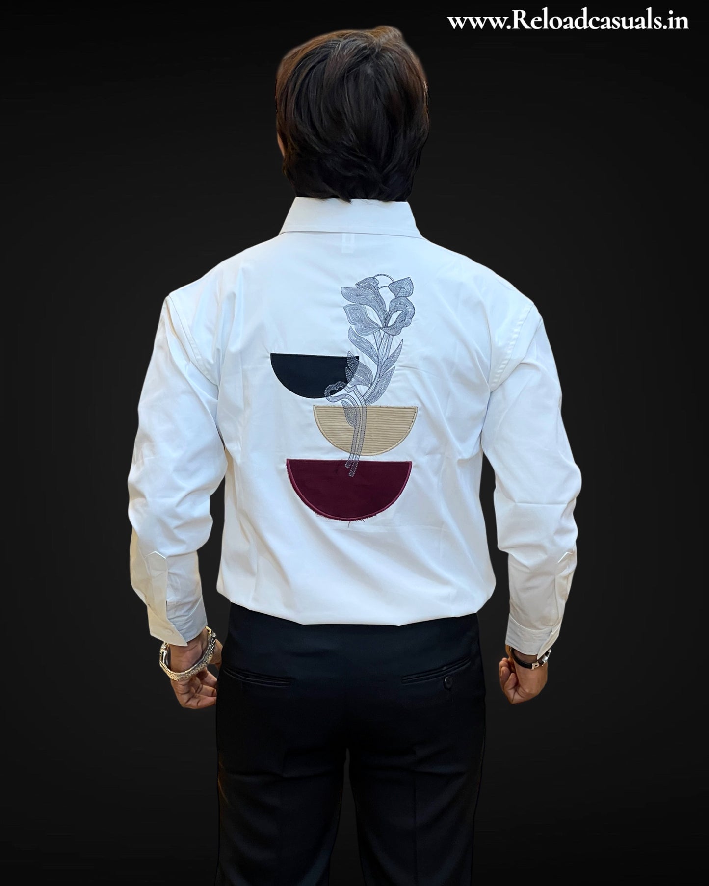 Elegant Embroidered Pocket Shirt
