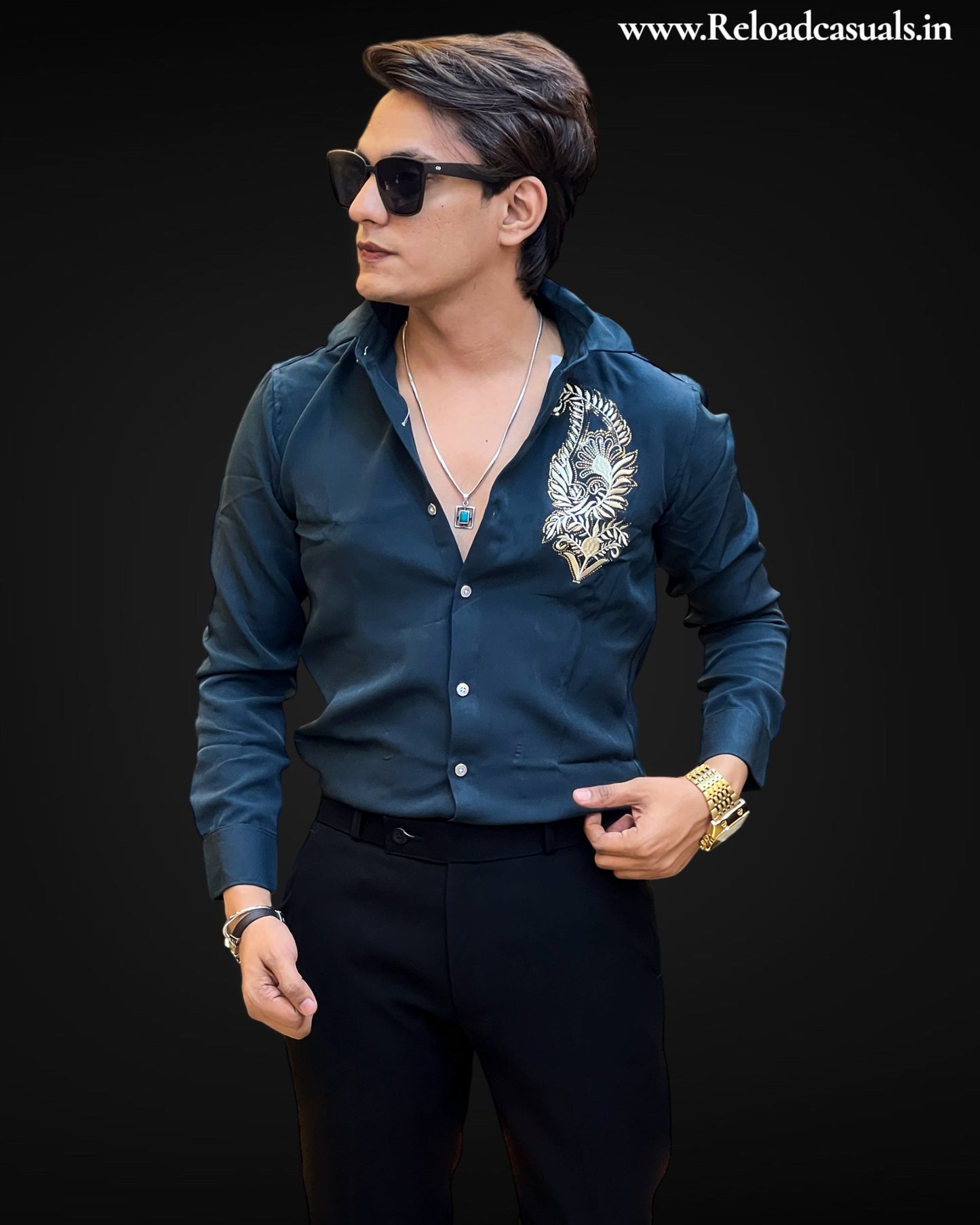 Hand Work Designer Elegant Shirt