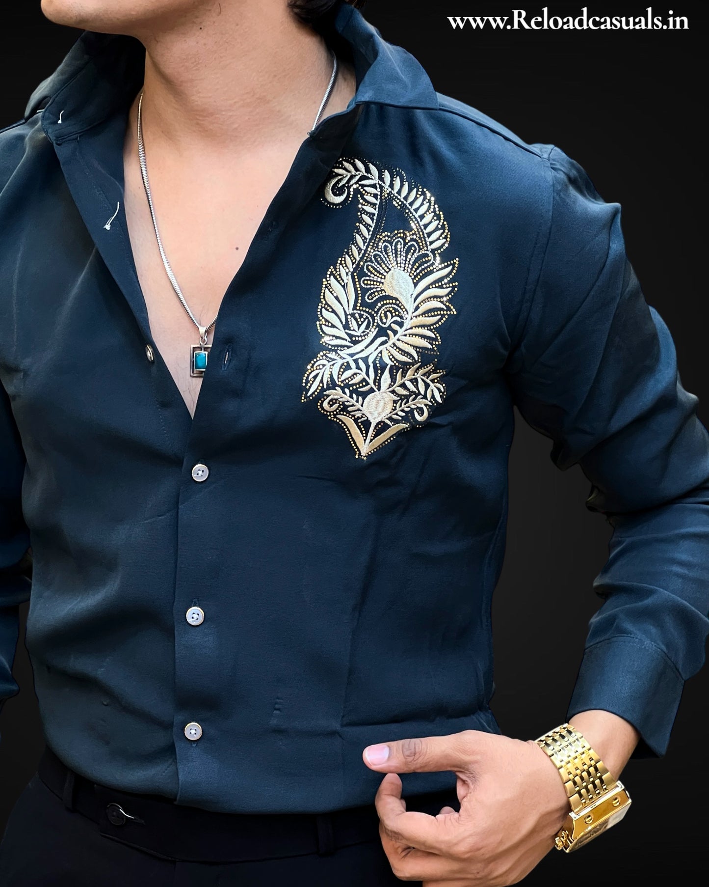 Hand Work Designer Elegant Shirt