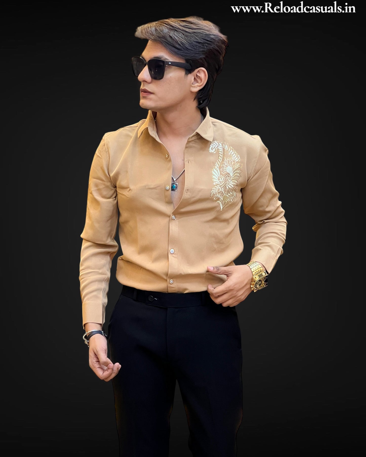 Hand Work Designer Elegant Shirt