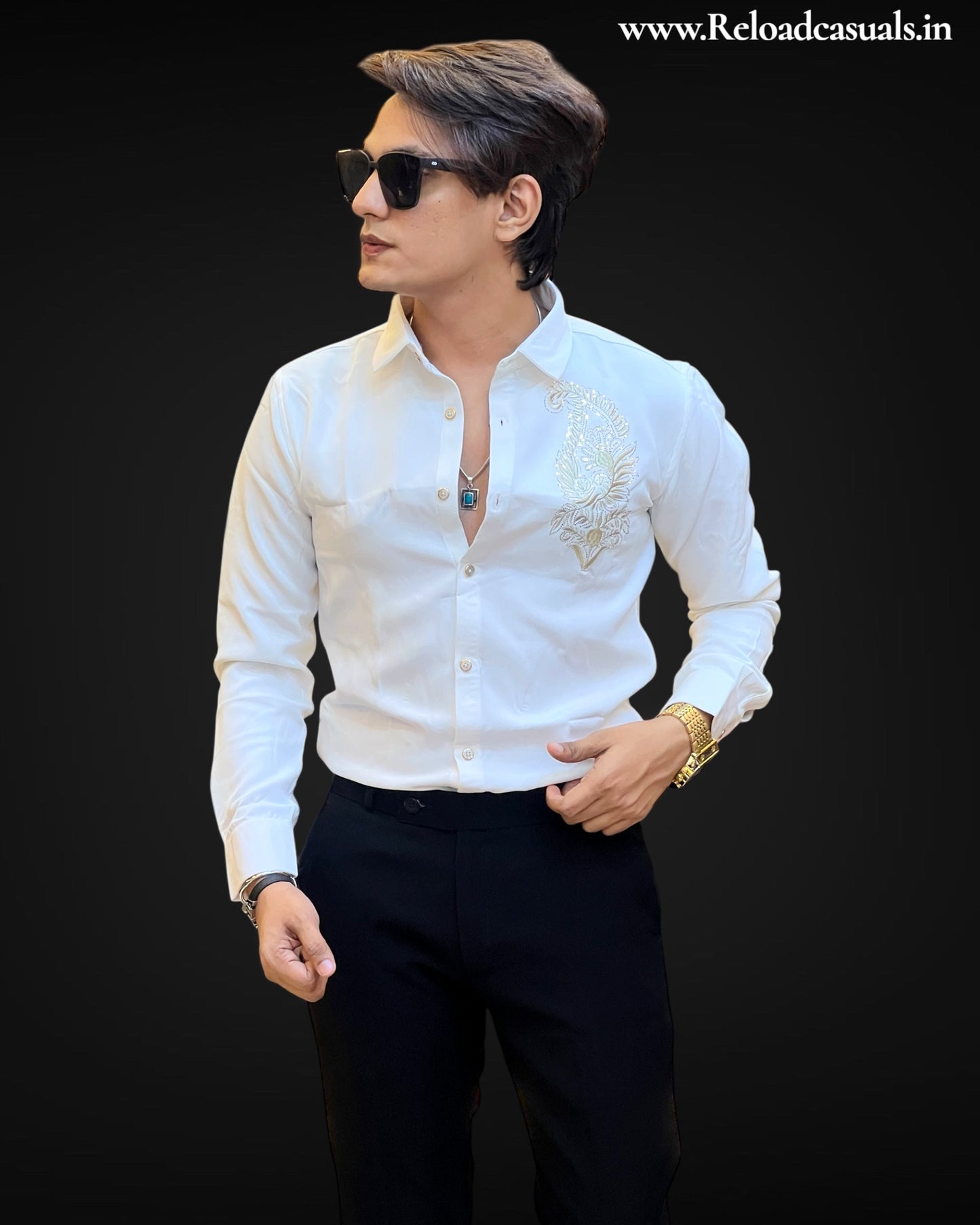 Hand Work Designer Elegant Shirt