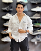 VL Star Design Imported Shirt - White