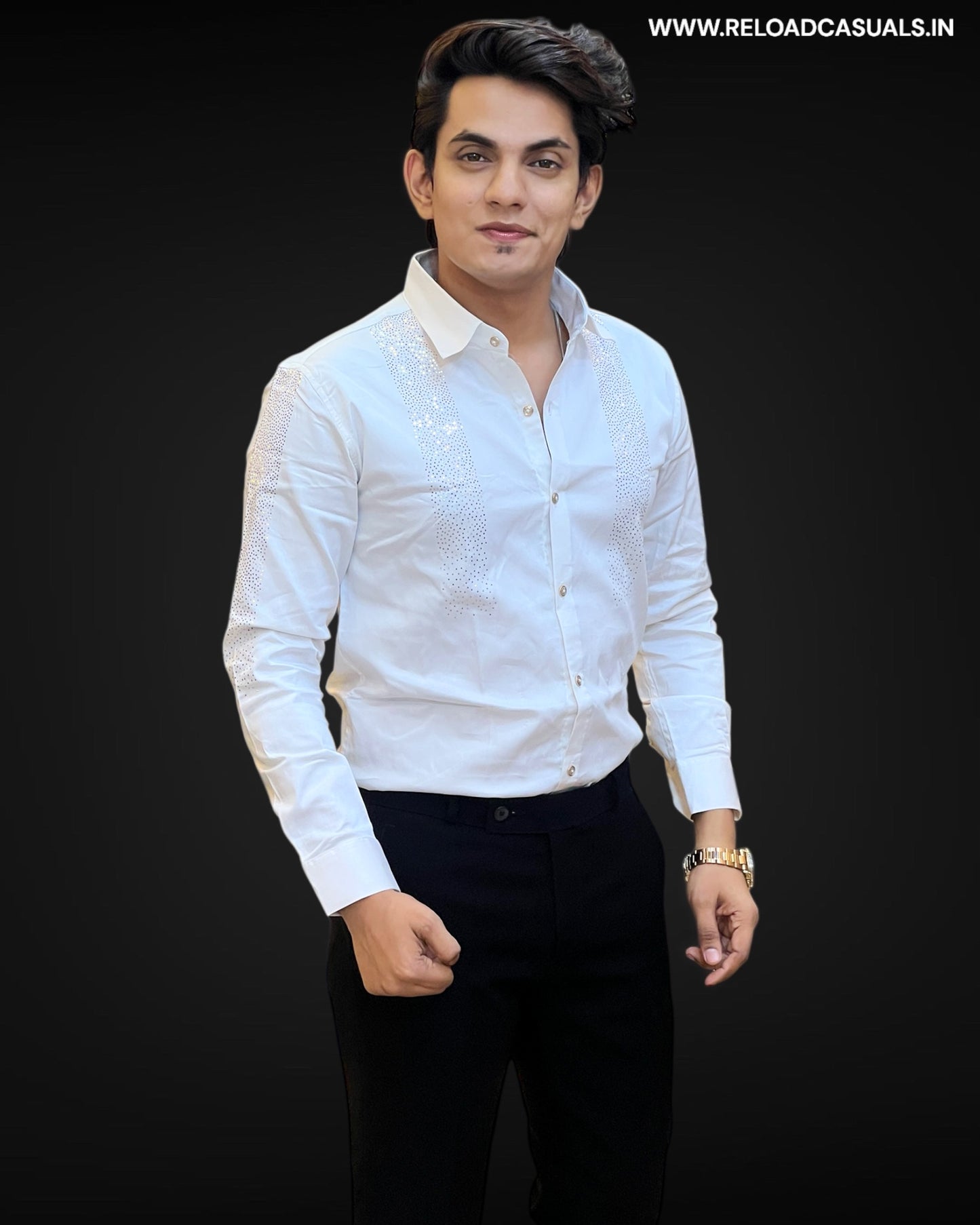 Hand Stripe Designer Shirt