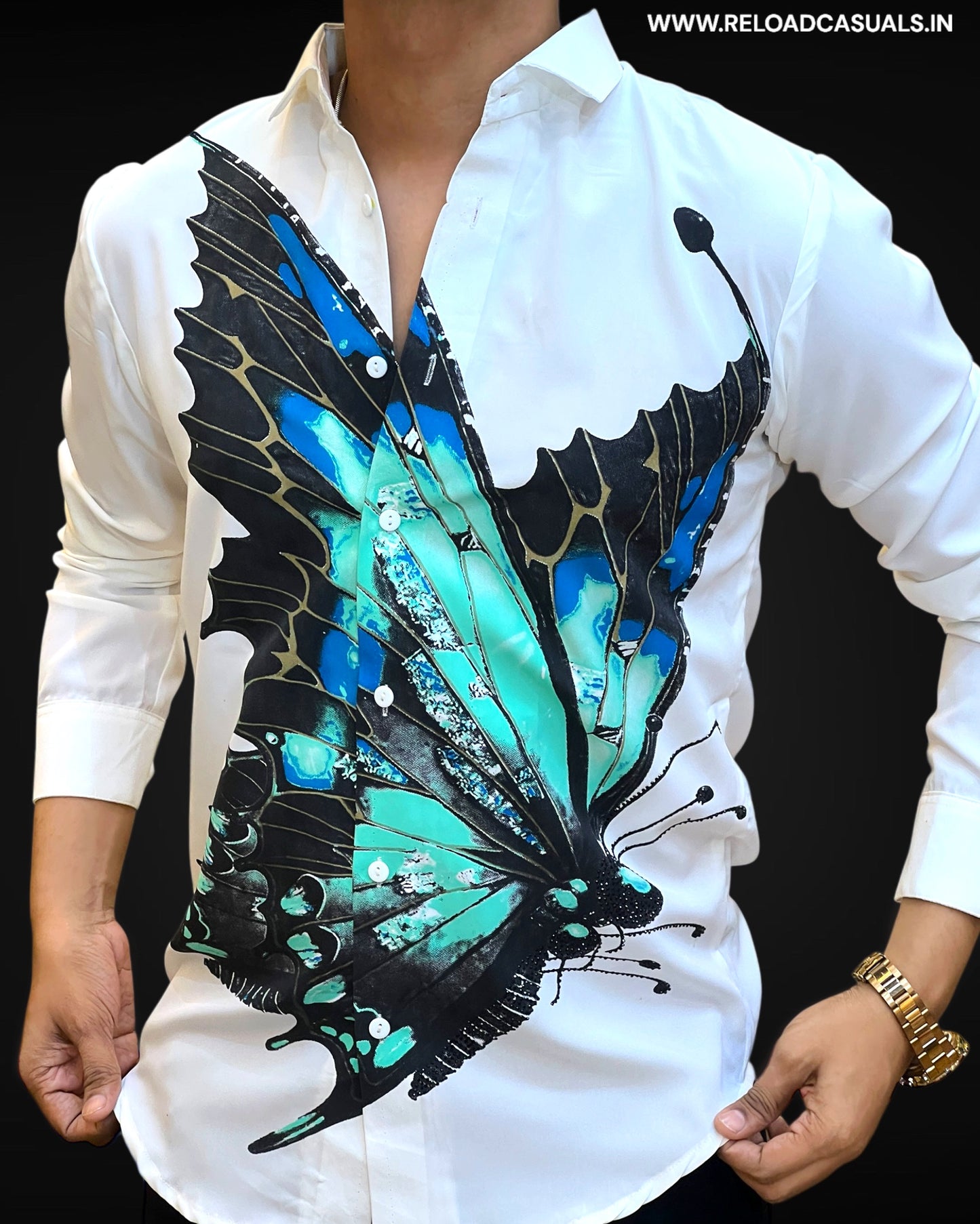 Butterfly Print Imp Shirt