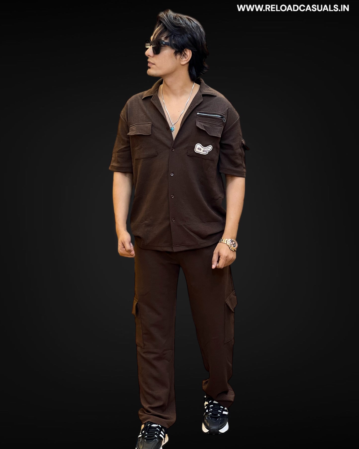 Cargo Style Full Track Suit - Combo