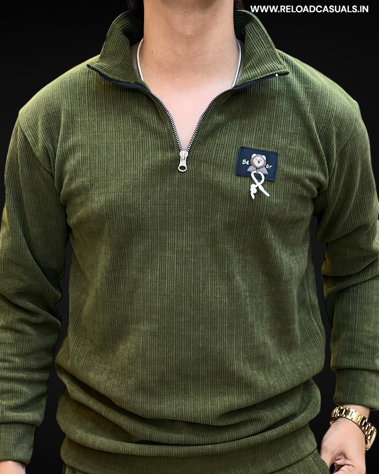 Soft Ribbed Pulse Full Track Suit - Combo