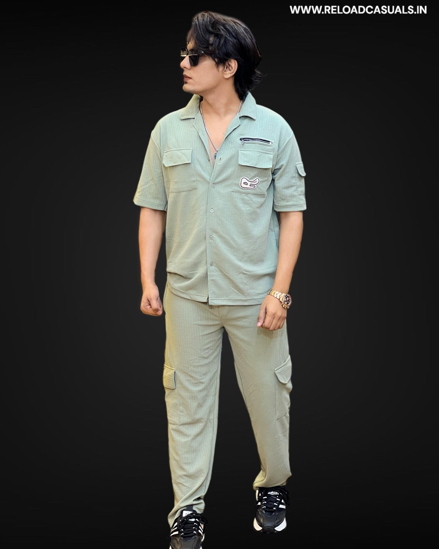 Cargo Style Full Track Suit - Combo