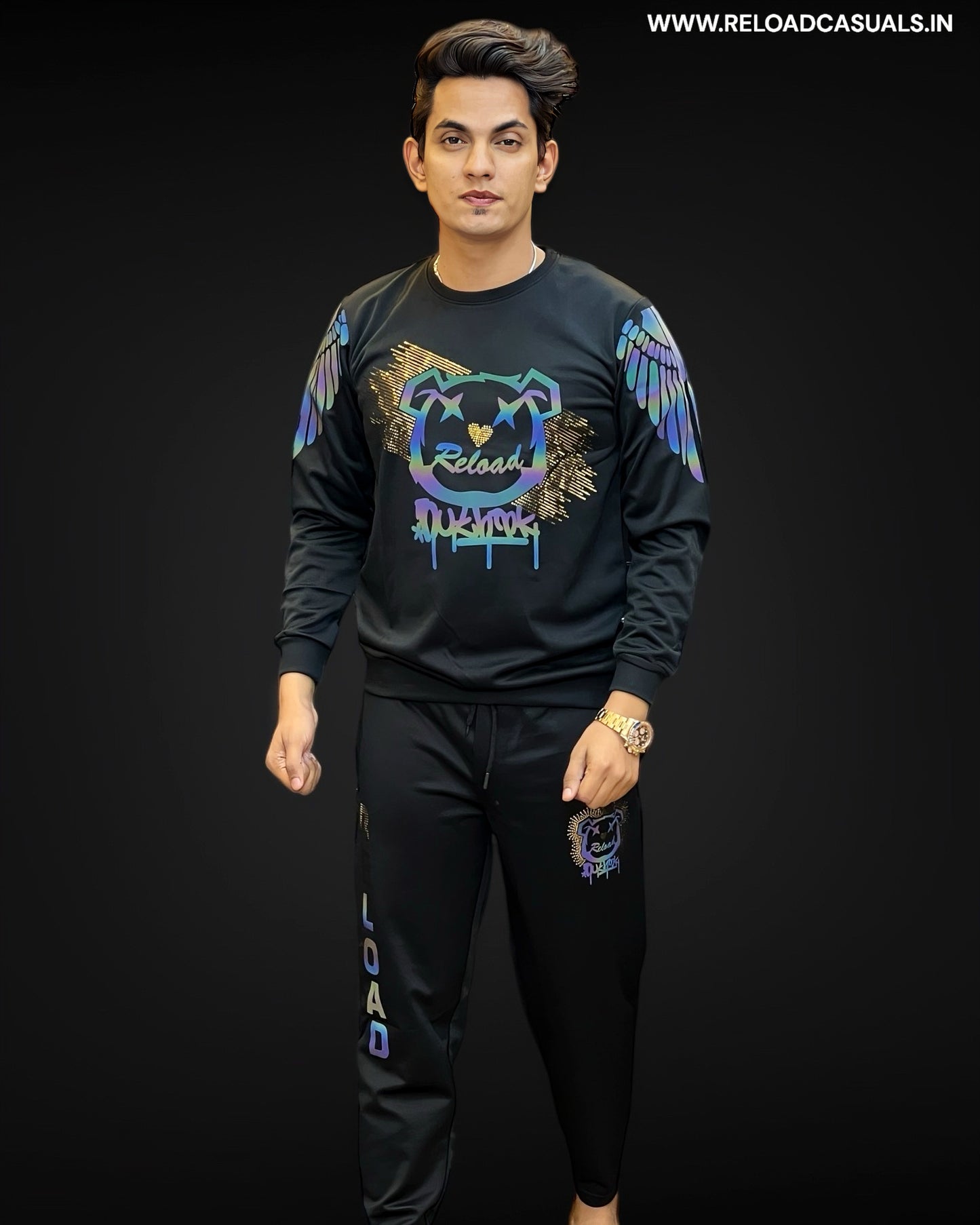Reload Bear Reflector Full Track Suit - Combo
