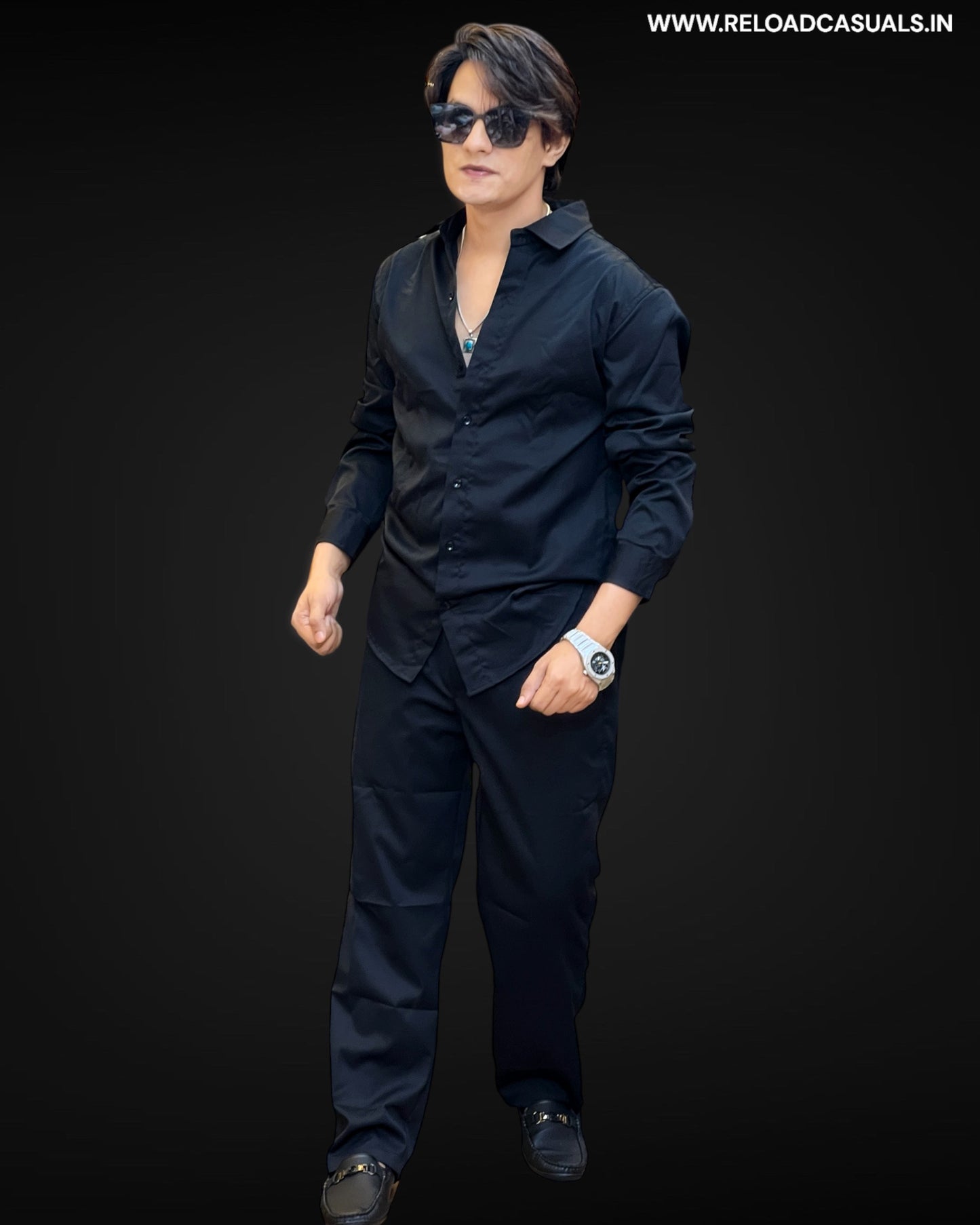 Black Button Reload Premium Waterproof Tracksuit