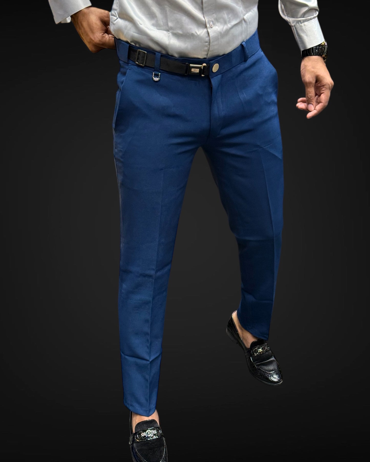 Premium Oneside Belt Korean Fabric Pant