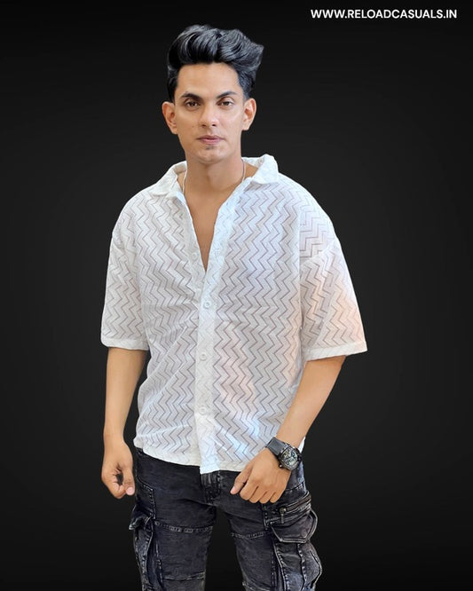 Net Pattern Imp Shirt