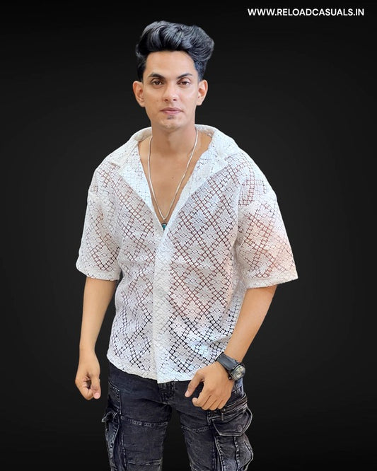 Net Pattern Imp Shirt