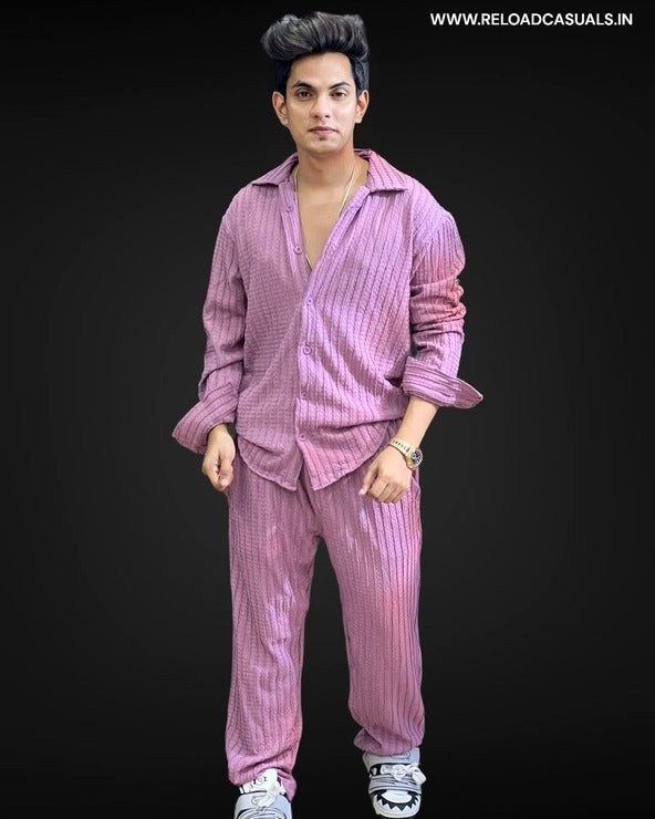 Casual Stripe Full Track Suit - Combo