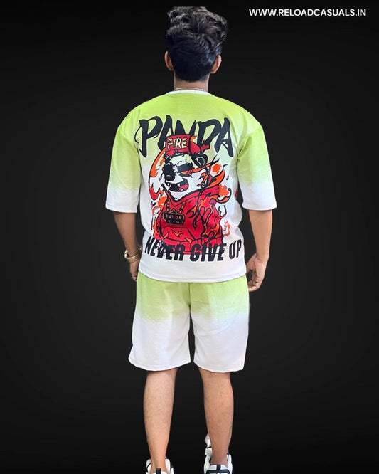 Fire Panda Dual Shade Shorts Set - Combo