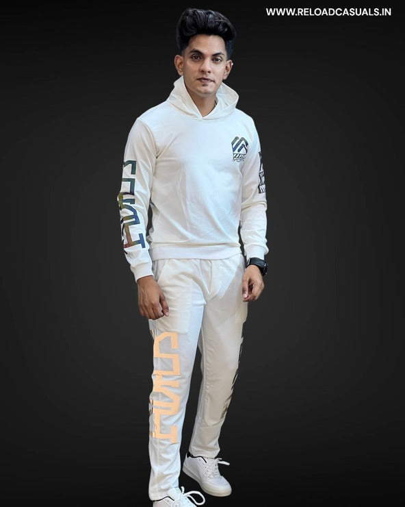 Stylish Reflector Hoodie Track Suit - Combo