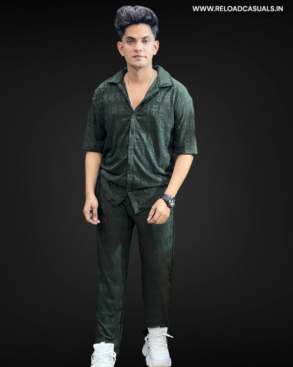 Script Self Design Full Track Suit - Combo