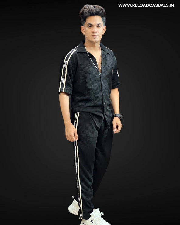 Iconic x- Stripe Full Track Suit - Combo