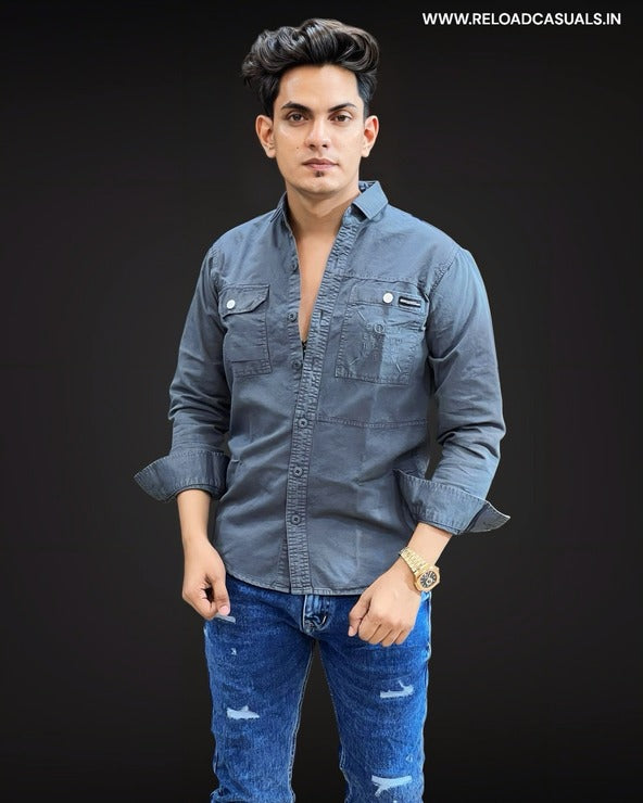 Different Pocket Style RFD Denim Shirt