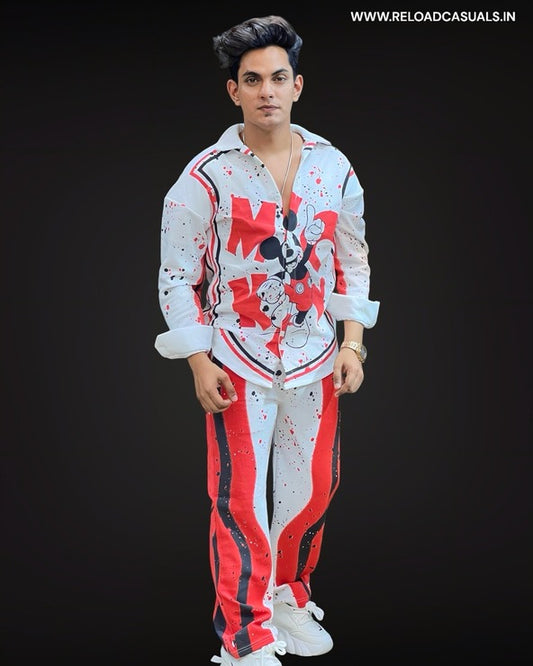 Micky Color Full Track Suit - Combo