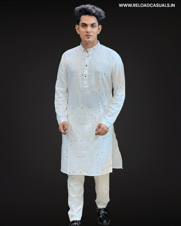 Cricle Pattern Kurta