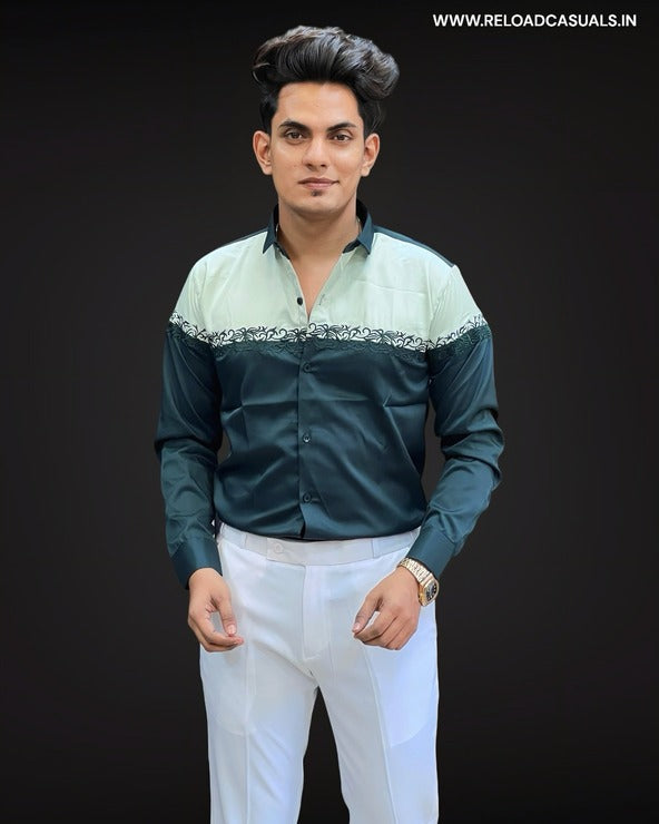 Branches Dual Satin Shirt