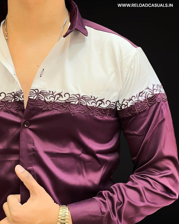 Branches Dual Satin Shirt