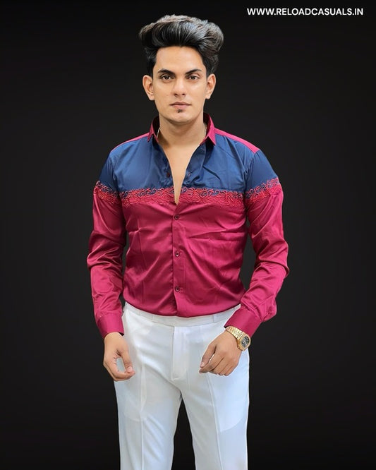 Branches Dual Satin Shirt