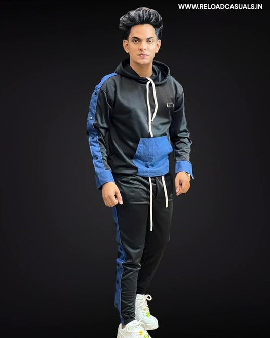 Dual Color Hoodie Track Suit - Combo