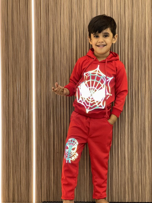 Mini Spiderman Reflector Tracksuit