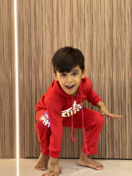 Mini Spiderman Reflector Tracksuit