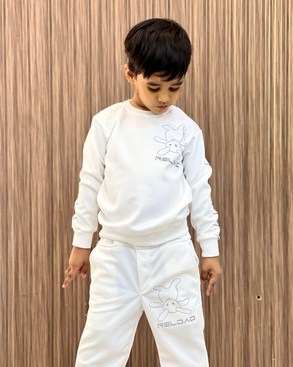 Mini Reverse Teddy Reflector Tracksuit