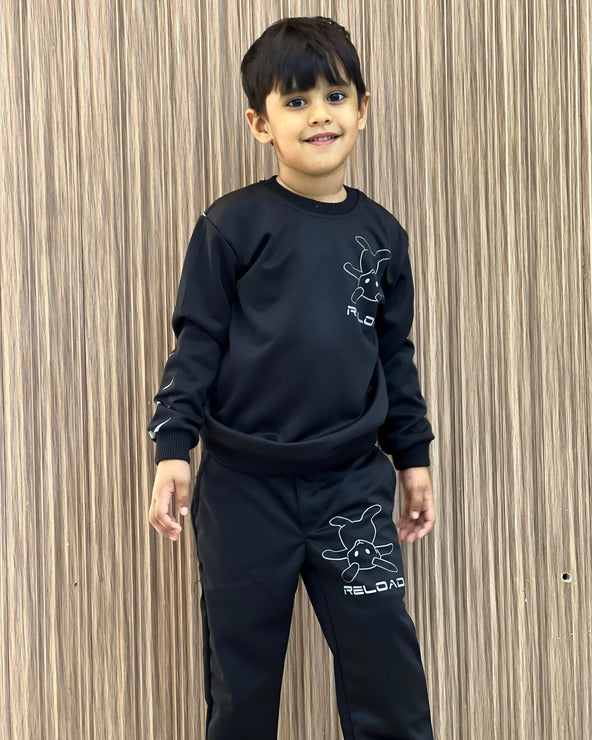 Mini Reverse Teddy Reflector Tracksuit