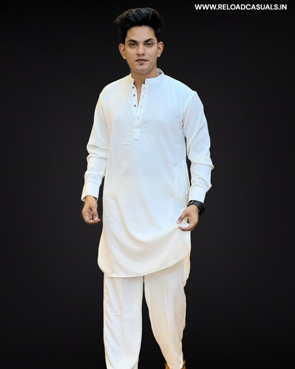 Basic Pathani Full Kurta and Pyjama - Combo