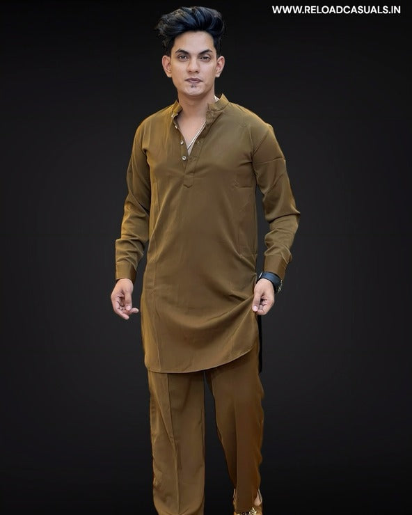 Basic Pathani Full Kurta and Pyjama - Combo