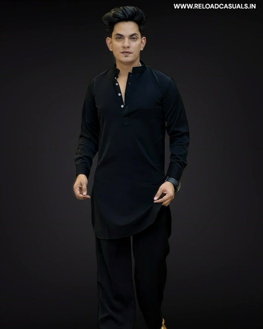 Basic Pathani Full Kurta and Pyjama - Combo